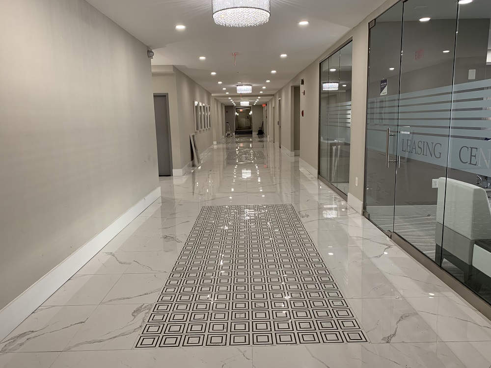 Crystal Square Min hallway