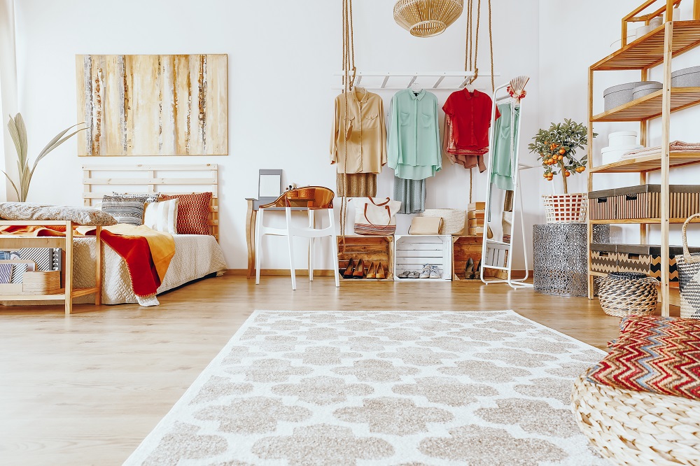 Carpet on the floor