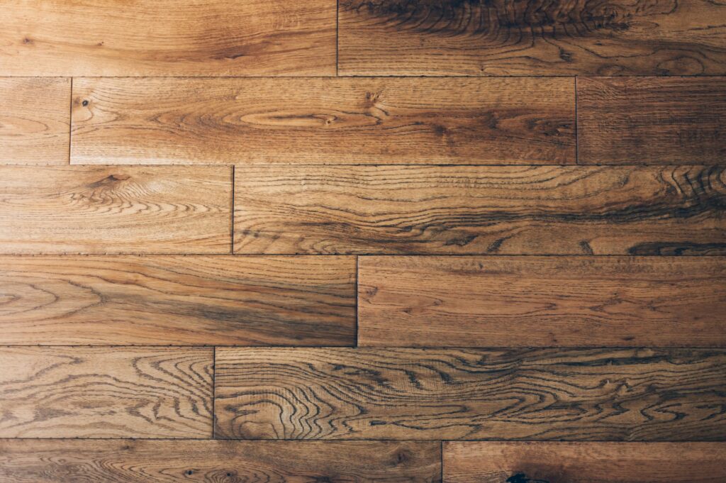 Solid oak wood flooring